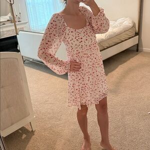 Babydoll long sleeve dress